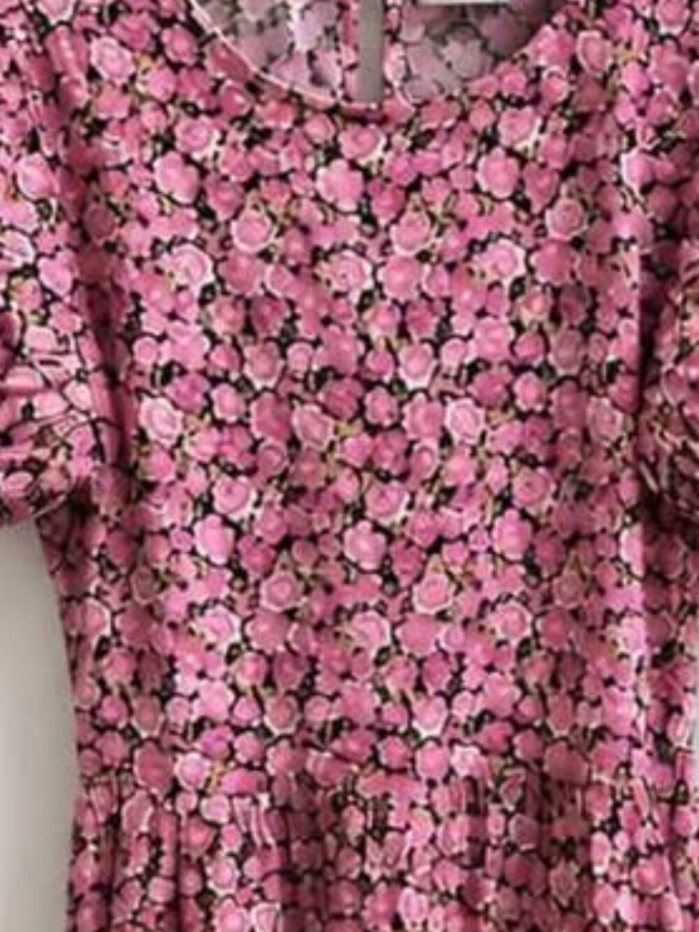 Pink Floral Maxi Dress - Picture 2 of 3